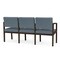 Lesro 3 Seat Tandem Seating W/ No Center Arms, 65 in W 26 in L 31.5 in H, Lenox Series LW3101 - alternate 2